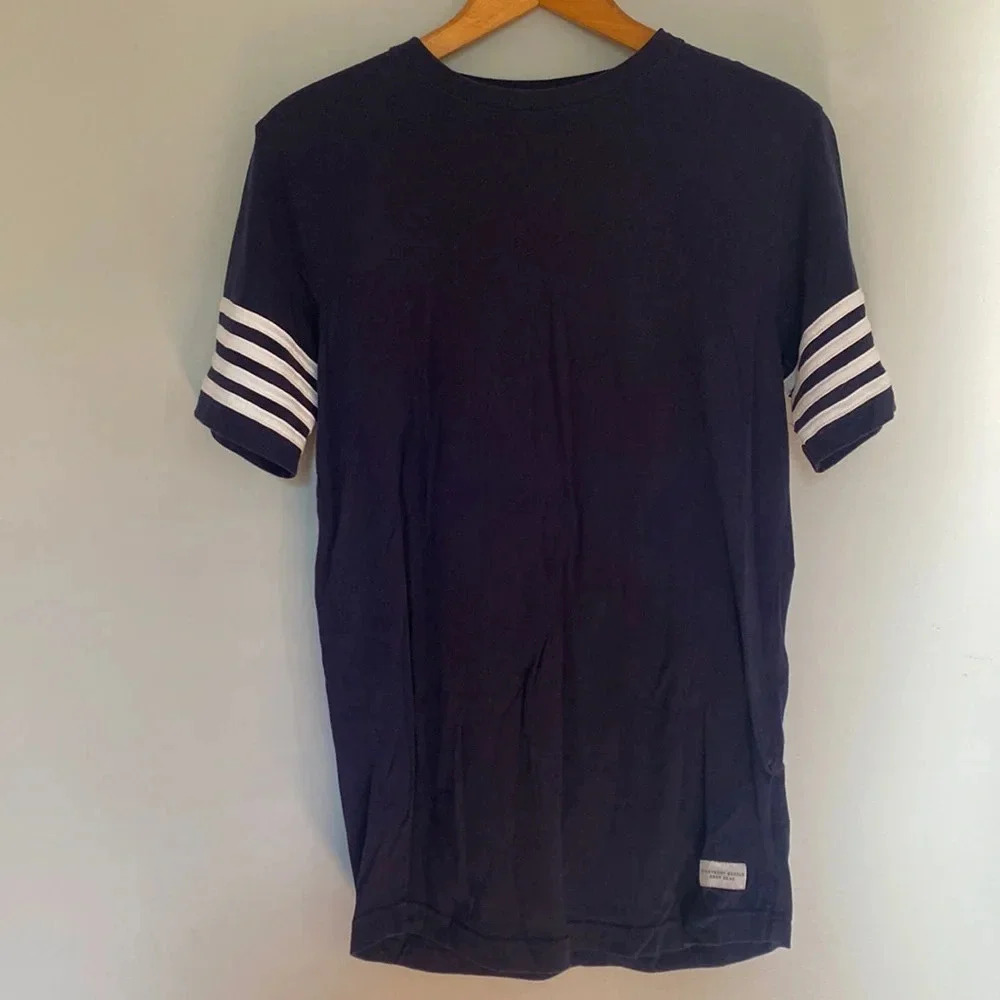 Drop Dead Navy Short Sleeve Shirt Size Extra Small
